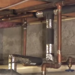 Home Restoration: Pipes for cold and hot water